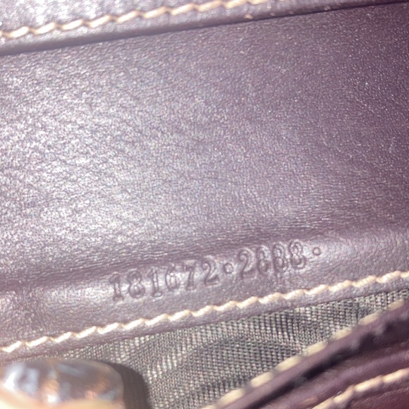 Gucci Beige and Brown Stripe Wallet - Picture 5 of 6